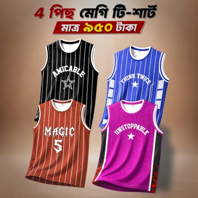 4 Combo Stylist  Megi T-Shirt For Men